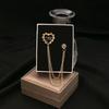 Angel Wings Brooch Vintage Court Style Hollow Round Collar Pin Love Suit Fixed