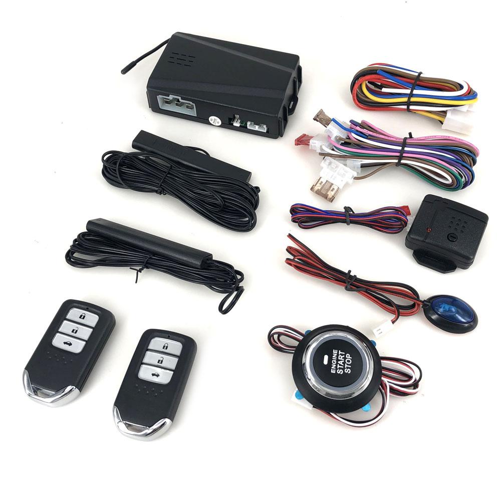 

Universal Car Alarm Passive Keyless Entry One Button Start Remote Control System