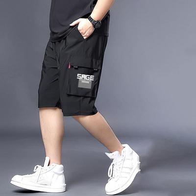 Workwear Shorts Men's Multiple Pockets Medium Shorts Summer Thin Loose Cropped Pants