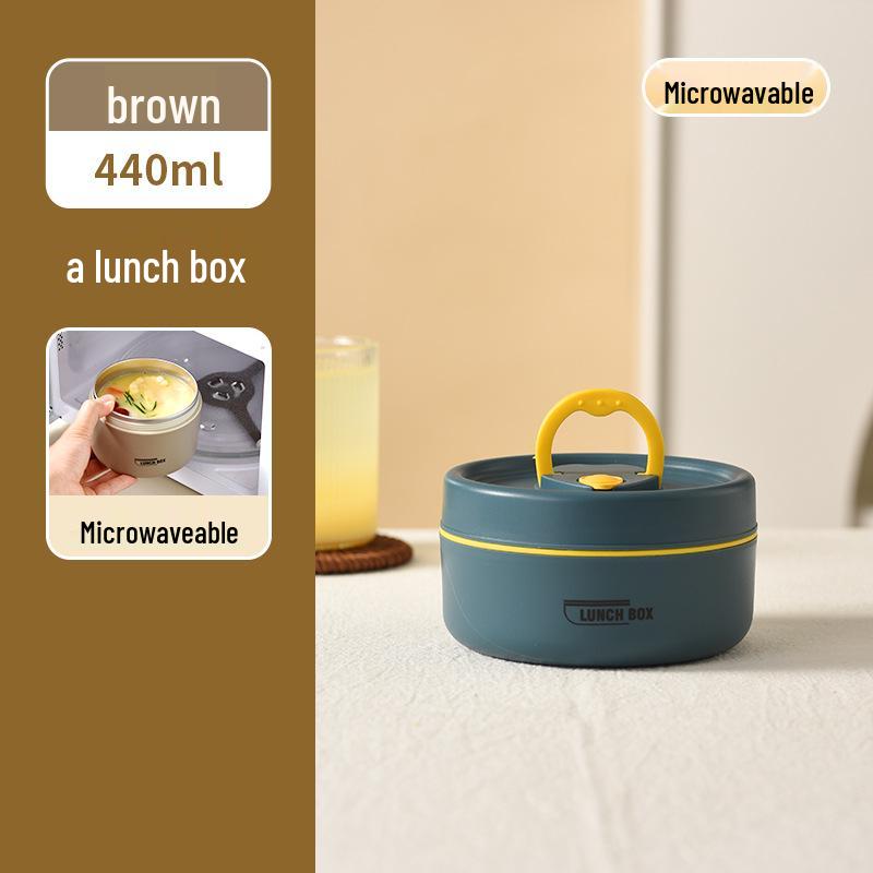304 Stainless Steel Leak-Proof Multi-Layer Insulated Lunch Box for Office Workers & Students, Microwave Safe & Portable