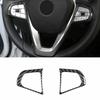 For BMW 3 Series 19-2022 Real Carbon Fiber Front Steering Wheel Frame Cover Trim