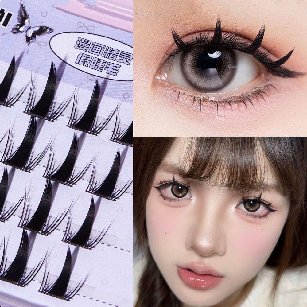 

Slender False Eyelashes Segmented Self-grafting False Eyelashes Soft Fake Lashes Party Style3