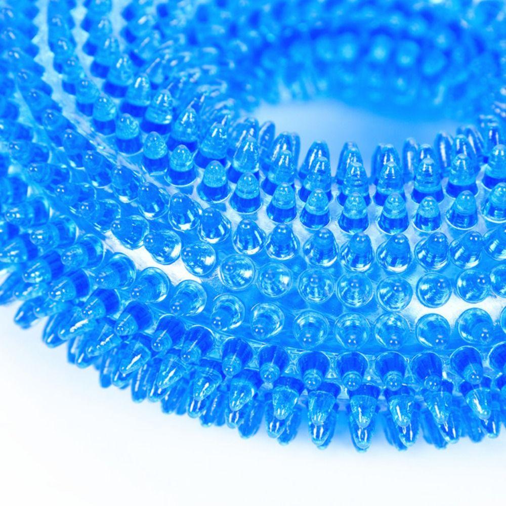 Multifunctional Dog Spiky Toy Durable Dog Teething Toy Spiky Training Ring for Small Medium Dogs