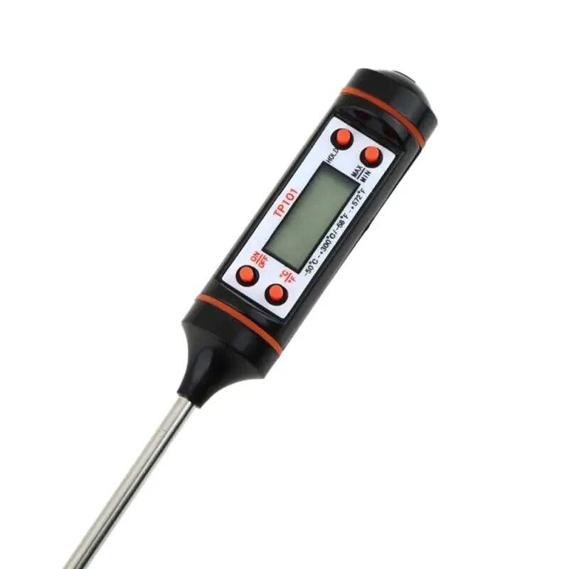 Food Thermometer Portable Stainless Steel Probe Cooking Temperature Measurement Pen Kitchen Food Thermometer Measurement