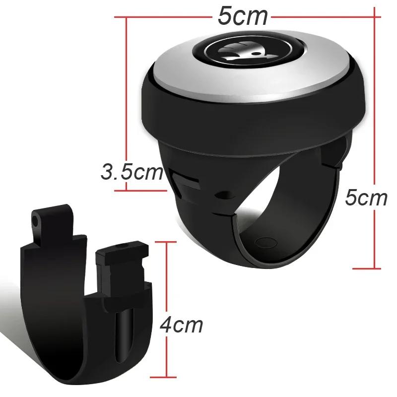 

Car Sticker 2026 Hot Turning Steering Wheel Booster Spinner Knob 360 Degree Rotation Metal Bearing For Skoda Octavia A5 A7 1 Rap чёрный