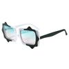 Personality irregular sunglasses men's and women's square fashion gradual change anti-ultraviolet sunglasses new