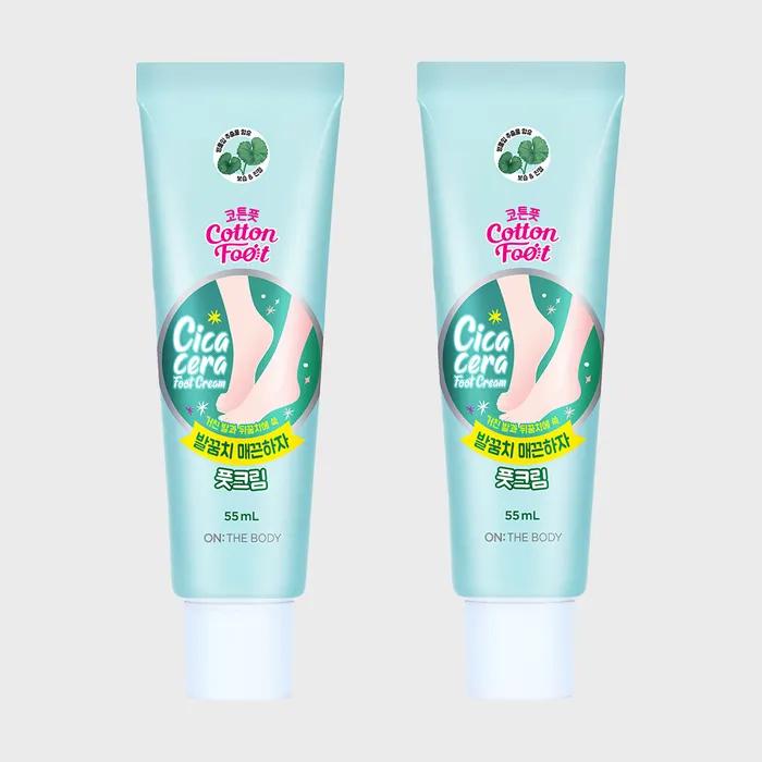 ON THE BODY _On the Body Cotton Foot Heel Smooth Foot Cream 55ml X 2