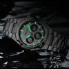 Man Wristwatch Business Waterproof Male Clock Luminous Date Stainless Steel Quartz Men Chronograph Watch