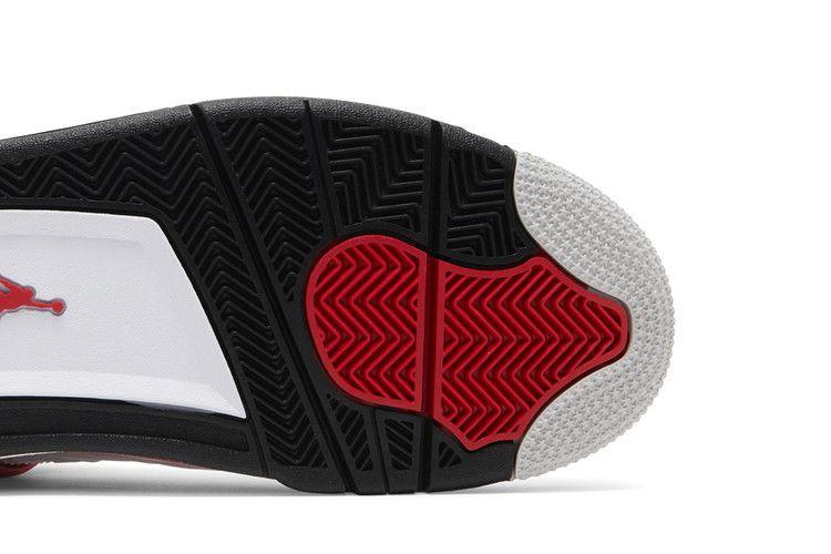 Men's Sneakers Nike Jordan 4 Retro Red Cement White/Fire Red/Black/Neutral Grey
