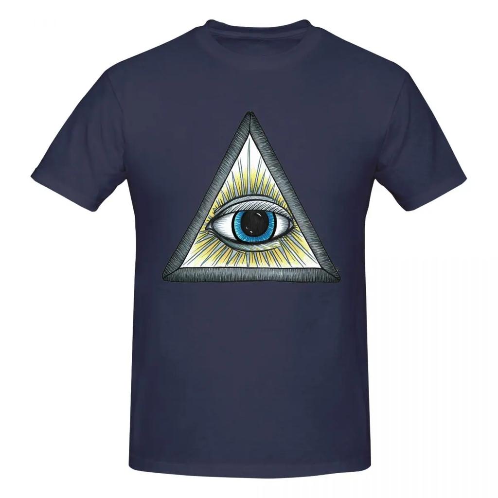 Eye Illuminati 7 Tshirt For Unisex Cotton Oversized T Shirts Unisexs Tees Short Round Neck Summer Clothes Tops S6xl