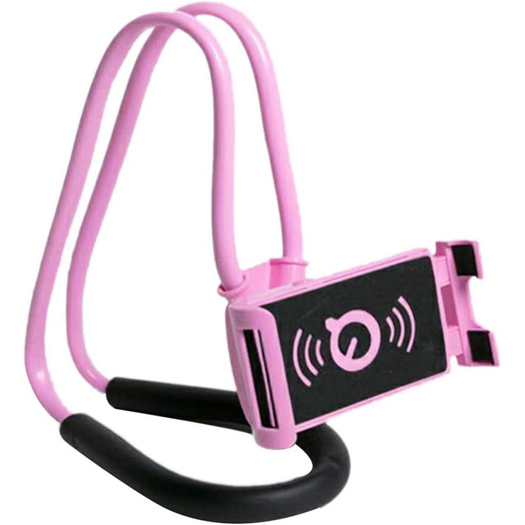 Fauler Handyhalter zum Umhängen um den Hals, 360° drehbarer Halter, DIY flexibles Halterstativ, Multifunktionale flexible Halterung für das Telefon