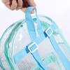 Transparente PVC-Schüler-Rucksäcke, langlebig und leicht, für Lernen, Reisen und Outdoor-Aktivitäten