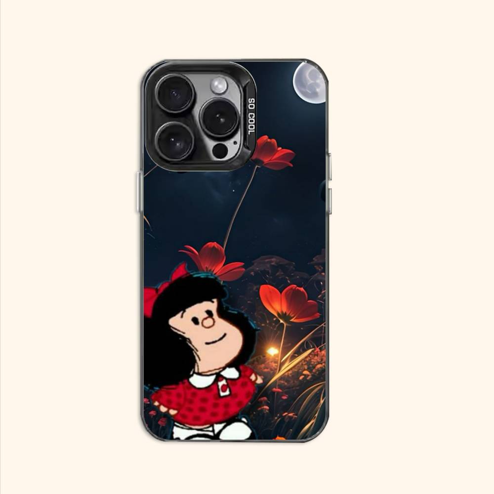

M-Mafaldaa Cute Character Phone Case For iPhone 17 16e 16 15 14 13 12 11 Pro Max X XR XS MAX Back Cover iPhone17air