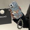 Blue Bottom Hollow Butterfly Realme Real Me Gtneo3 Mobile Phone Case RMX3562 All-inclusive Edge Anti-drop Mirror Hard Case
