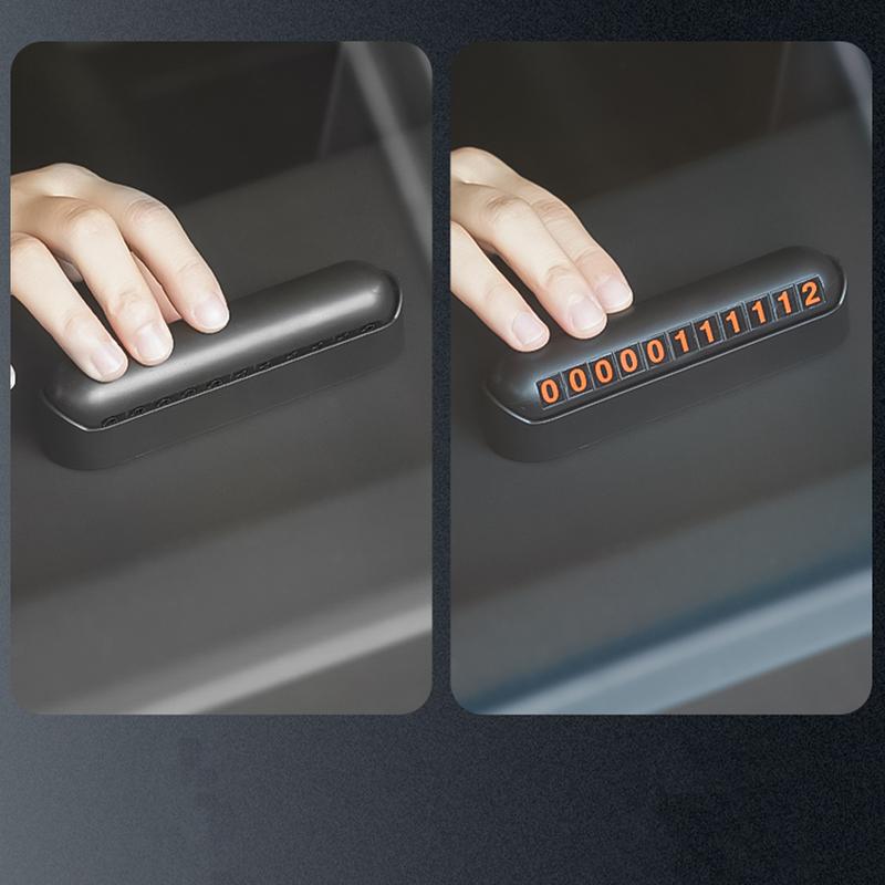 Parking Phone Number Plate Stylish Car Parking Number Plate Car Parking Card Practical Telephone Number Plate Temporary Parking