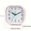 Fashionable Simple Alarm Clock Large-sized Clock Can Be Hung Without Punching Student Desk Decoration Pendulum Clock Lazy Bedside Table