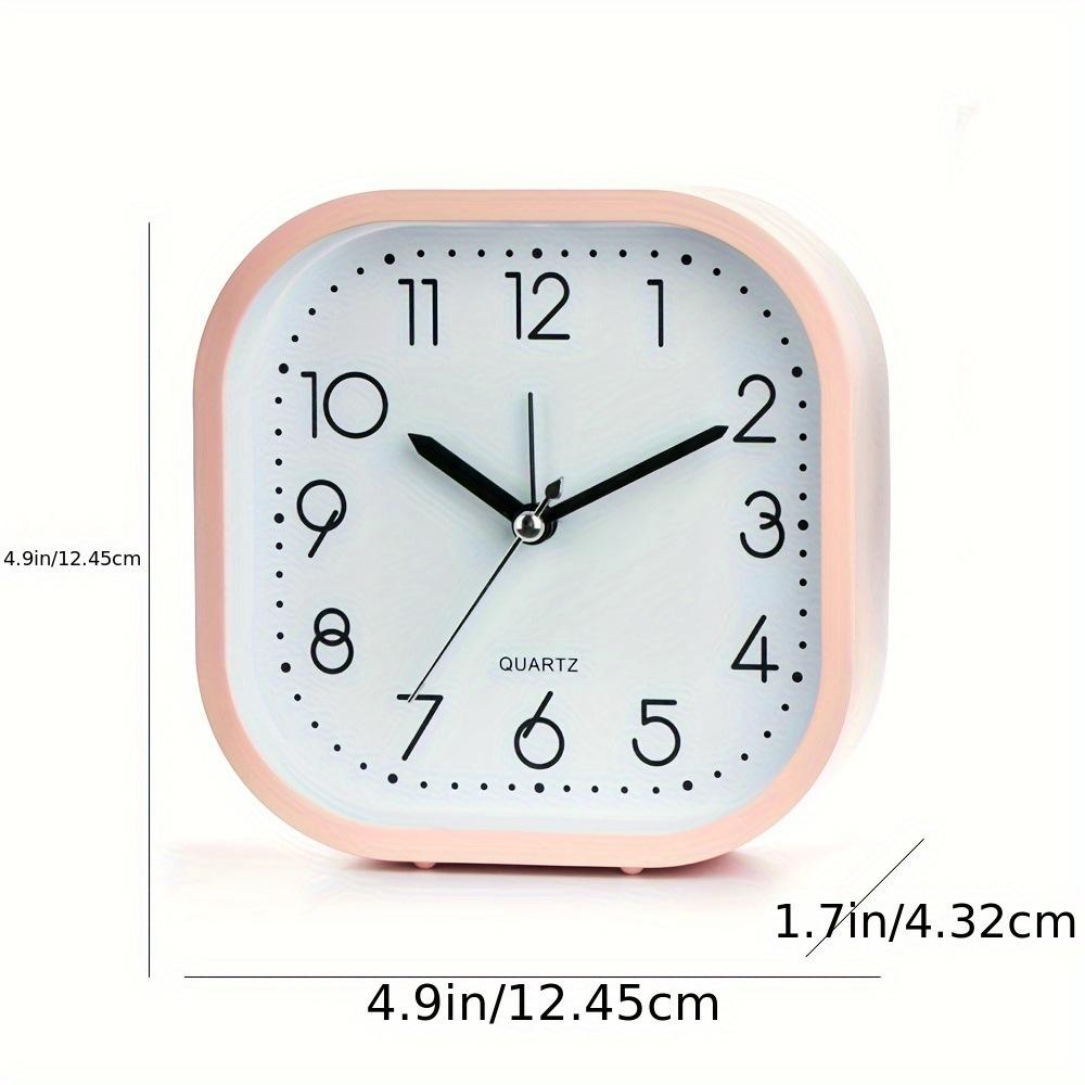 Fashionable Simple Alarm Clock Large-sized Clock Can Be Hung Without Punching Student Desk Decoration Pendulum Clock Lazy Bedside Table