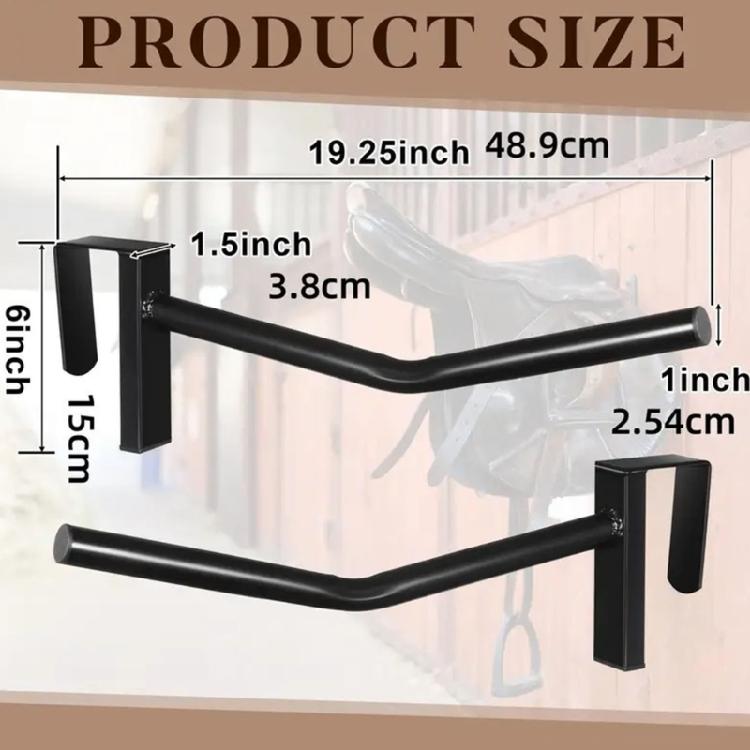 Multipurpose Horses Saddles Wall Rack Corrosions Resistant Light weight Saddles Storage Rack Outdoor Application