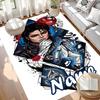 Benutzerdefinierter Name Personalisierter Michael Jackson Druckteppich, Vielseitiger Heimdekorations-Teppich, für Spielzimmer, Wohnung, Balkon, Eingangsbereich, Flur Geschenk