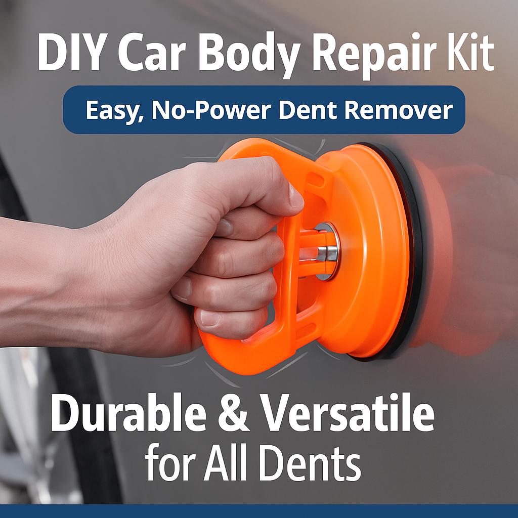 Versatile DIY Car Body Repair Kit - ABS Suction Cup Dent Remover & Diagnostic Tools  Easy & Unpowered