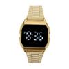 LED Watch for Student Tetragonum Digital Sports Watch with Folding Clasp Alarm Timing Night Light