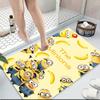Minions Bananas Adventure Carpet Rug Soft Washable Antislip Home Living Room Sofa Mats Personalized Christmas Rug