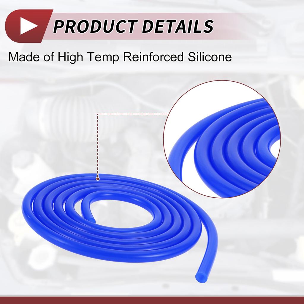 HEROFFIX Air and Silicone Vacuum Tube Hose High Temperature Automotive Vacuum Line 10ft