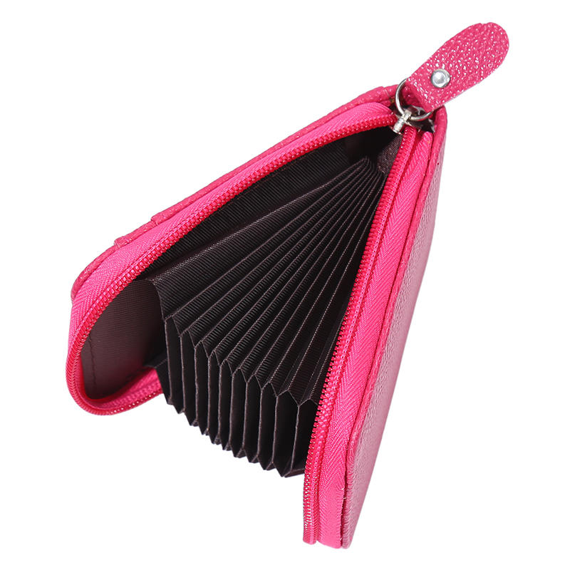 Męski Portfel Moda Damski Mini Portfel ze Skóry PU ID Etui na Karty Kredytowe Portmonetka Blokowanie RFID Kieszeń na Zamek Męska Torba Wielokartowy Zamek