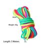 Accessory Rainbow Colors Cord Rope Parachute Lanyard DIY Survival Bracelet Rainbow Paracord Rope