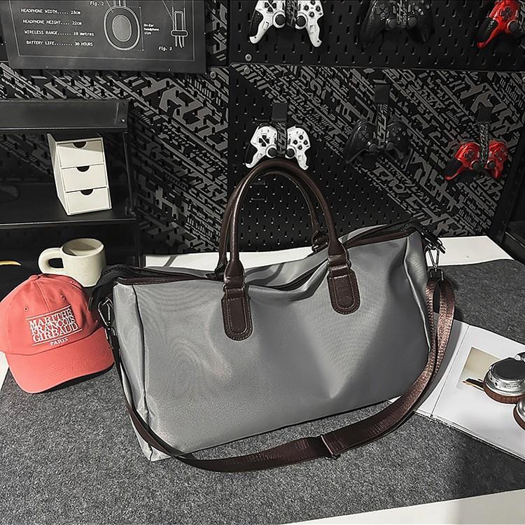 New Niche Fashion Temperament Tote Bag Women's Portable Travel Bag Large Capacity Pu Nylon Bag