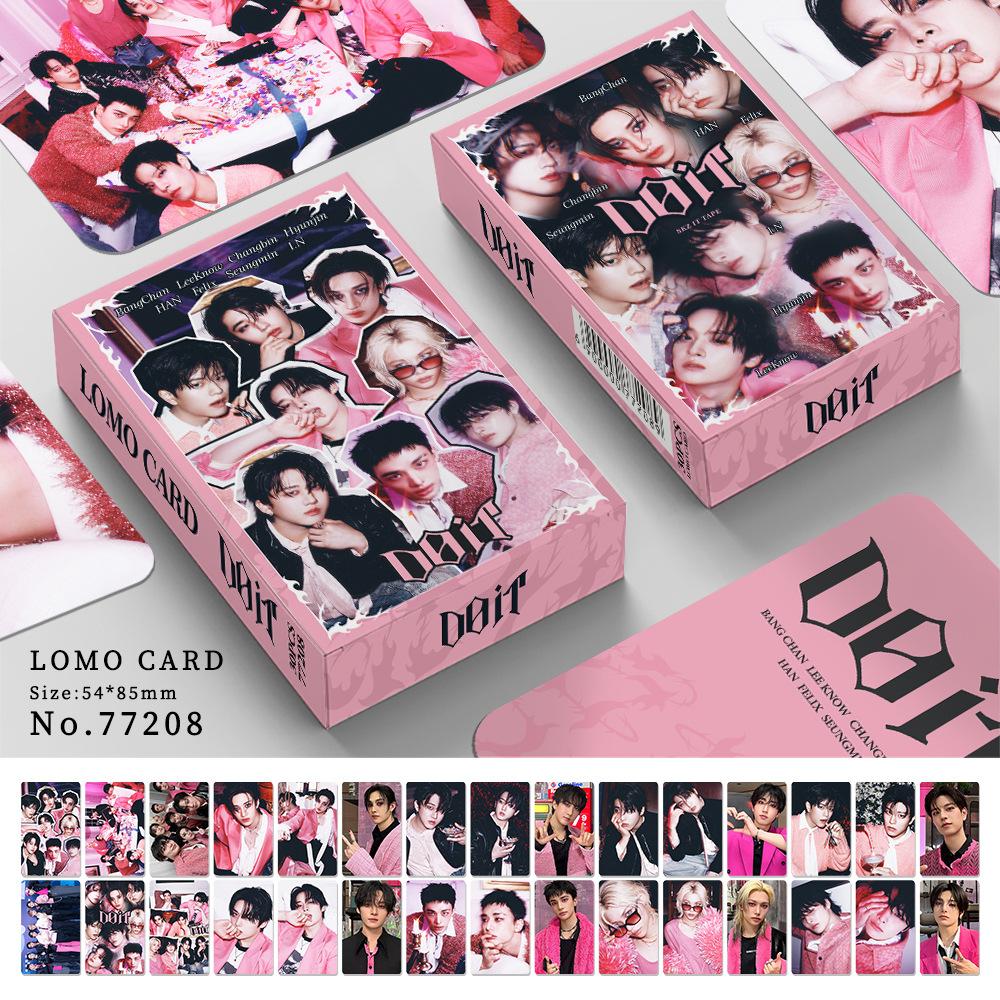 Cross-Border : 30 Double-Sided Do It Album Small Cards, In-Stock Celebrity Lomo Card Merchandise Bir For Kids