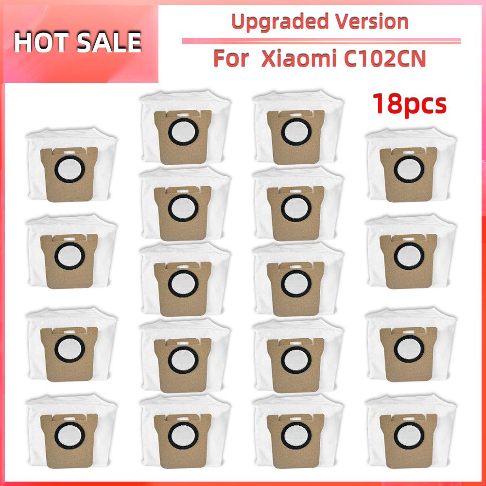 Compatible for Xiaomi C102CN Robot Cleaner  Replacement Main Side Brush Hepa Filter Mop Pad Dust Bag Spare Parts Accessories