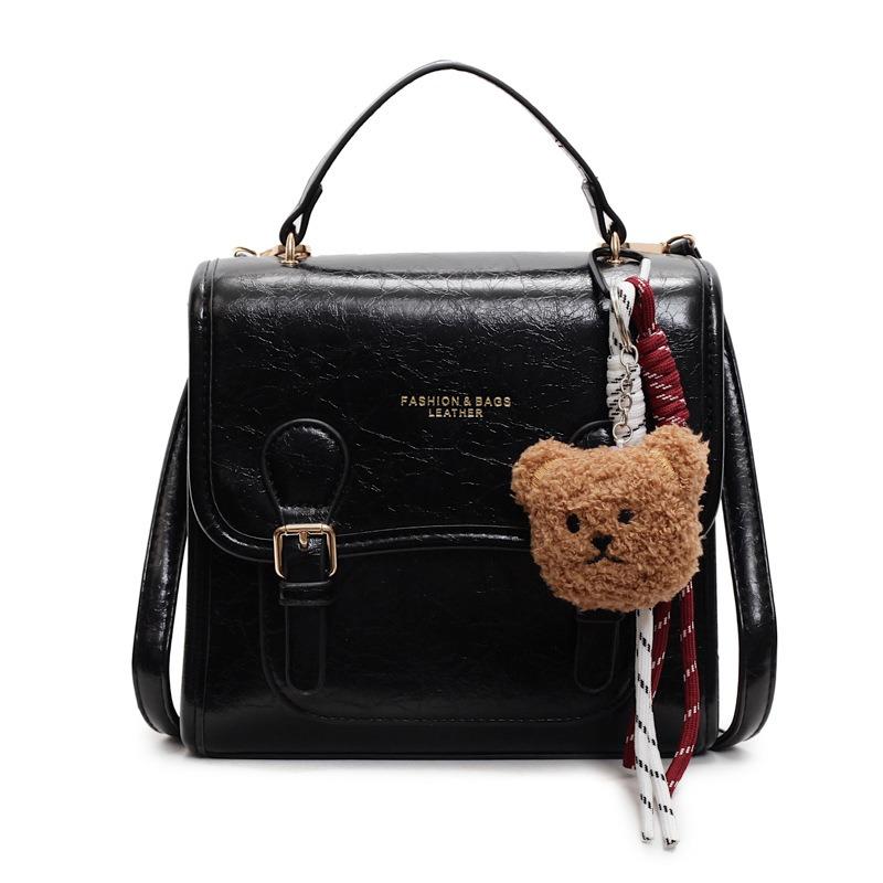 

Retro backpack women s fashion niche design casual handbag street trend lightweight travel backpack no pendant чорний