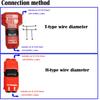 CTRICALVER Quick Wire Splice Connector Low Voltage Solderless Splicer Including I and T Type