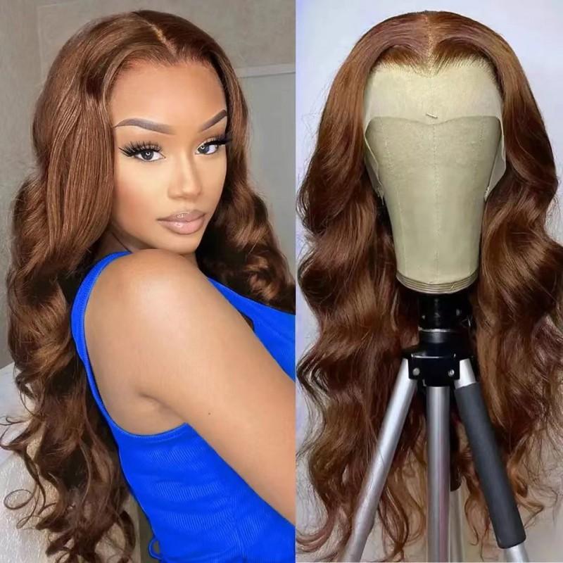 Long Curly Wig With Lace Front Synthetic Hairpiece Women Natural Look Heat Resistant 18-40 Inch