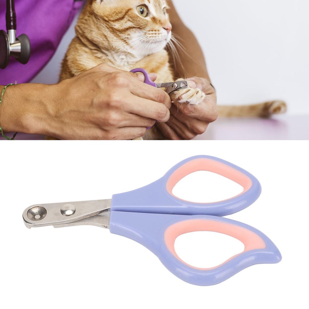 Tiernagelschere Professionelle Reinigung Schönheit Edelstahl Katzennagelschneider für Kleine Mittelgroße Große Katzen Haustiere