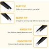 4 PCS Stainless Steel Tweezers Set – Precision Tweezers for Ingrown Hair, Facial Hair, Splinter, Blackhead and Tick Remover