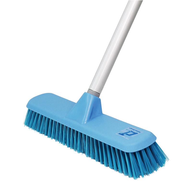 CT Shida Hard Bristle Floor Scrub Brush with Telescopic Handle