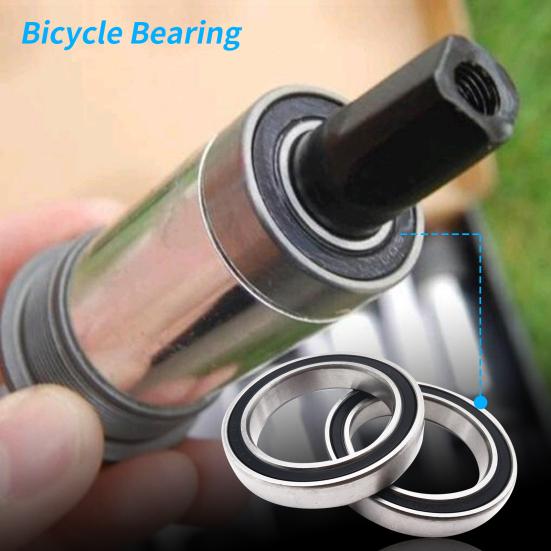 2Pcs 6806-2RS Ball Bearing Low Noise Bearing Steel High Hardness Moutain Bike