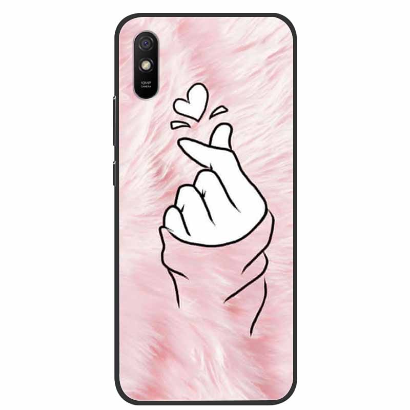 For Xiaomi Redmi 9A Case Redmi 9AT Shockproof Soft Silicone TPU Back Cover For Redmi 9i 9A Sport Phone Cases 9AT Cute Cartoon