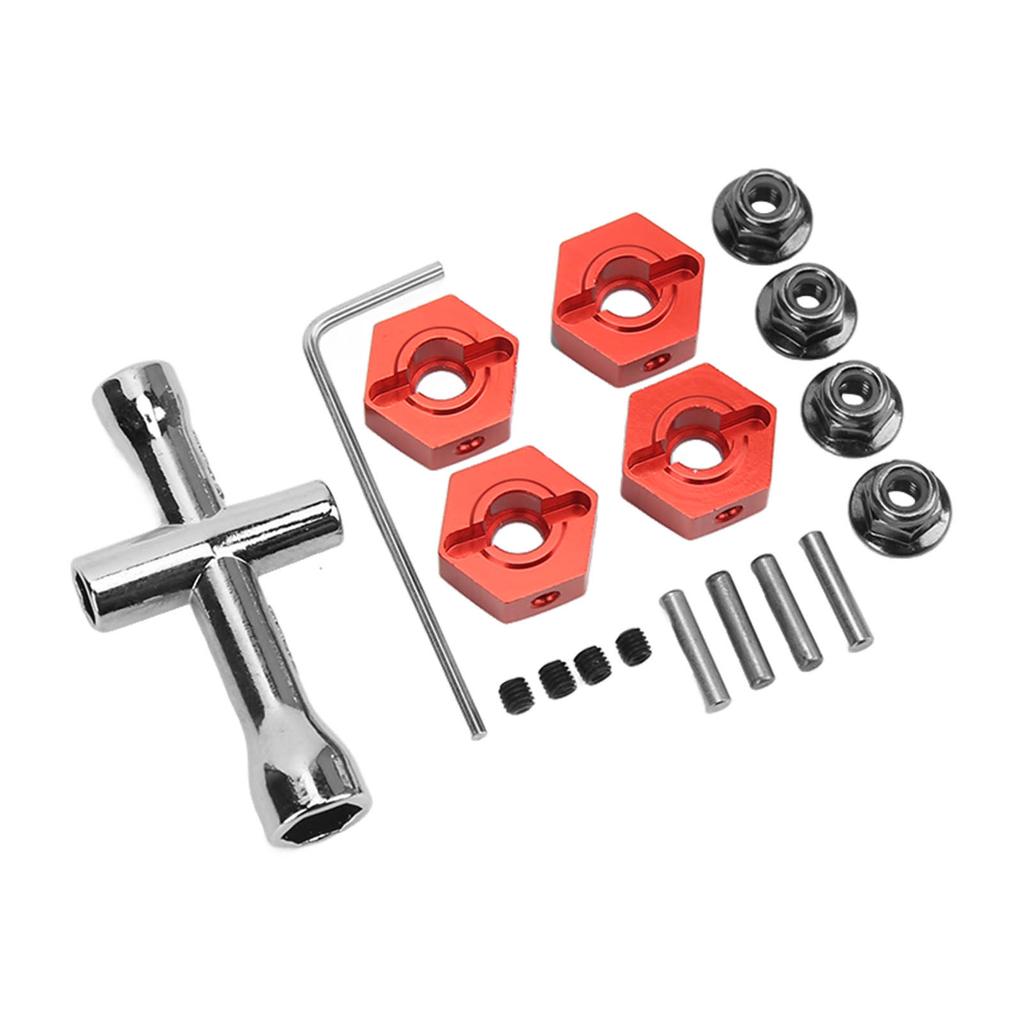 14mm Radmitnehmer-Kit Aluminiumlegierung Universal-Upgrade Radmitnehmer-Adapter für ARRMA Senton 110 RC