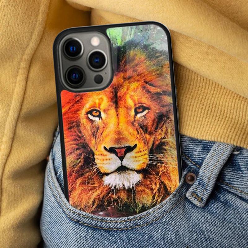Cute Cats lion Tiger leopard Soft Phone Case for iPhone 17 Air 16e Pro max 15 Pro 13 14 Plus 11 12 MagSafe Magnetic Coque