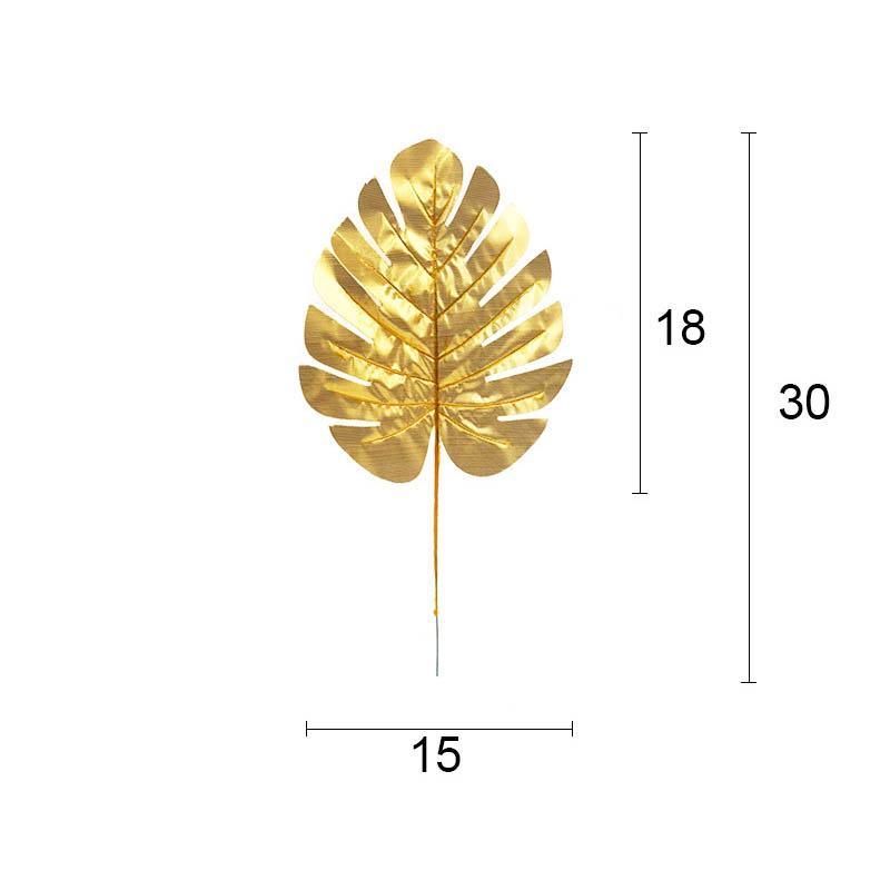 

Artificial Gold Leaves Wedding Home Tabletop Party DIY Eucalyptus Scattergoods Maple Leaf Turtleback Bamboo Leaf Decoration 1PC