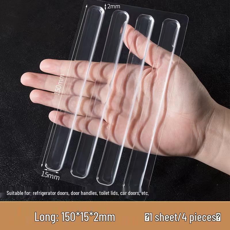 Silicone Transparent Anti-Collision Strip for Refrigerator, Furniture, and Wall Corners