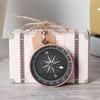 20Pcs Wedding Gift Box Candy Boxes with Compass and Kraft Tags for Travel Wedding Favors DecorationsRose Golden