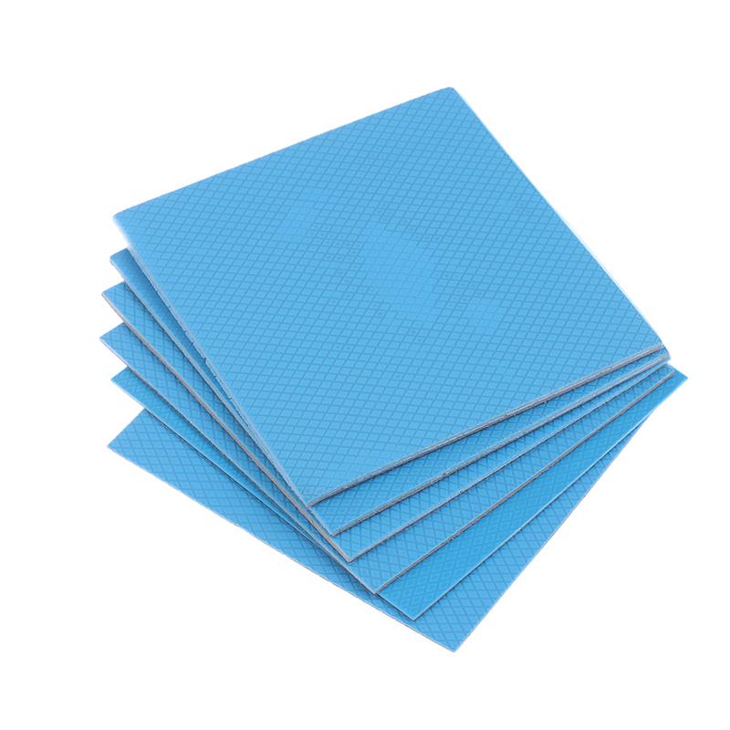1Pc - 17W/MK GPU CPU Heatsink Cooling Conductive Silicone Thermal Pad 100x100mm Thickness 0.5/1/1.5/2/2.5/3mm Insulation Pad