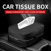 Car Handrail Box Tissue Box for Car Interior Cardboard Box for Simple Straps Napkin Paper Bags and Supplies Decoration