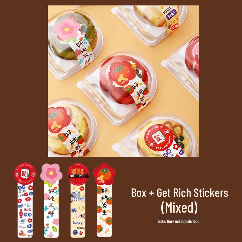 Disposable Transparent Cake Roll Packaging Set