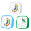 60 Minute Visual Timer Rainbow Disk Countdown Clock with Protective Case Time Management Tool for Kids Adults, Classroom Office