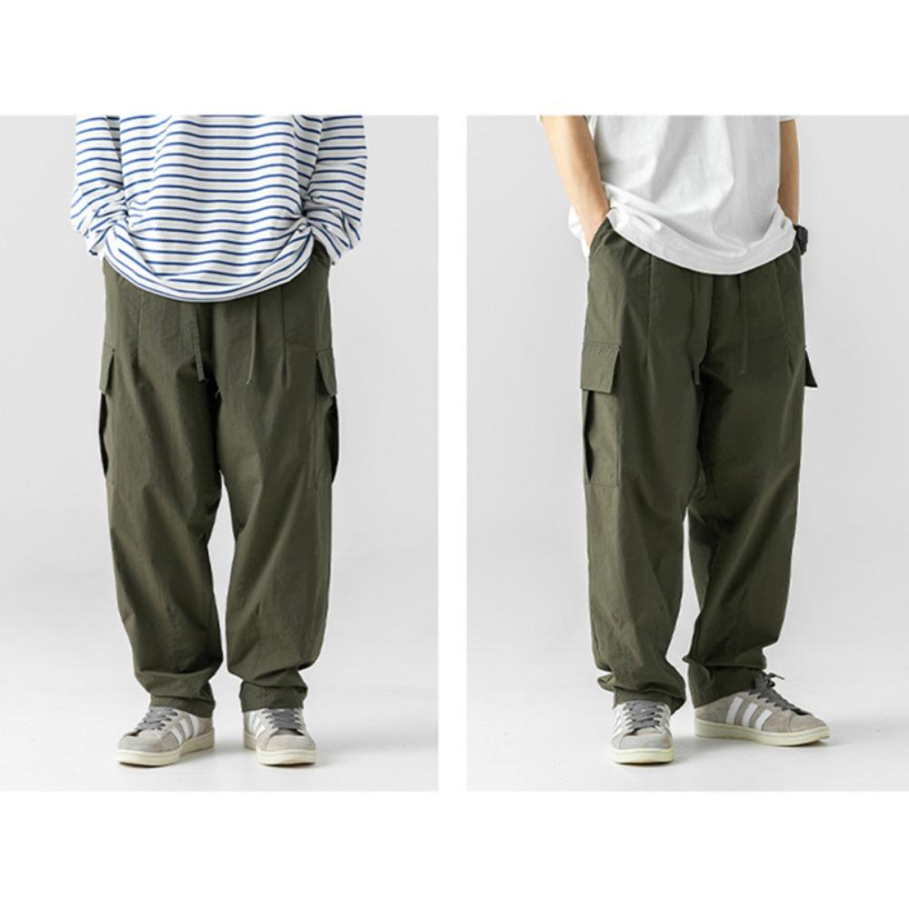 Водоотталкивающие функциональные функциональные брюки с текстурой микро морщин для мужчин — фото 18